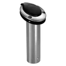 15° Black Stainless Steel Flush Mount Rod Holder 2