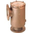 Strainer 150 mm PN16 flanged, bottom entry, Bronze body