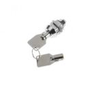 Lock chromed Brass with 2 keys (excluding cam)