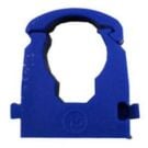 Pipe clip 28 mm Blue (plastic)
