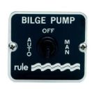 Switch panel 3way 12/24/32V for bilge pump
