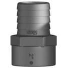 Hose connector black F 2