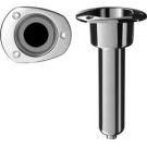 Rod cup holder SS316 oval top 0 deg. rod Drain 3/8