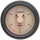 Gauge rudder position RPI1810W cream 12/24V cut-out Dia. 107 mm excluding sensor
