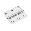 Hinge butt 75 x 66 mm SS316 electro polished