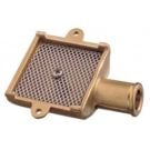 Bilge strum box for ID 20 mm hose Art 1200 Brass body with SS gauge