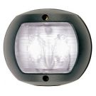 Navigation stern 12V black polymer body & base vertical mount side light