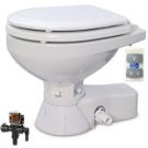 Toilet regular 24V+solenoid valve & upgraded ceramic bowl quiet flush type