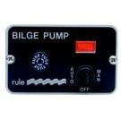 Switch panel 3way 24/32V for bilge pump (lighted)