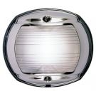 Navigation stern 12V chromed Brass with black polymer base vertical mount side light
