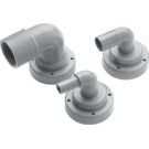 Tank fitting RT13B Dia. 13 mm 90 deg. hose connector for rigid tank