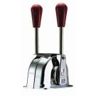 Engine throttle + throttle control TC twin lever