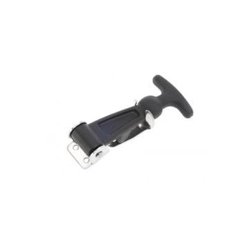 Latch hood 34 x 130 mm rubber / SS electro polished