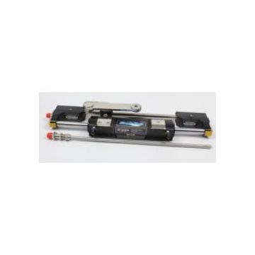 Steering cylinder MC300BHD for kit GF300BHD 130cc 198mm stroke 18mm shaft dia. frontal mounting / balanced bull horn type