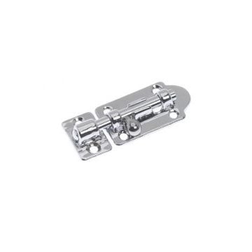 Barrel bolt 72 x 28 mm chromed Brass