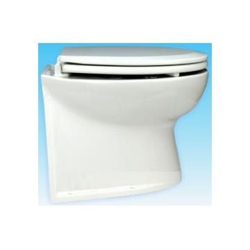 Toilet 17" 24V straight + pump sof close seat deluxe flush type