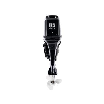 Engine tiller control 85HP electric start with Ultra long shaft propeller size: 3-13-1/4"x17"