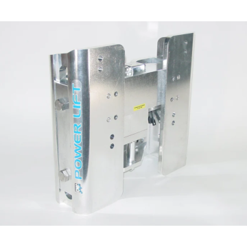 Jack plate HD 5-1/2" setback w/o gauge PL-65SS extruded aluminium rated for 400HP