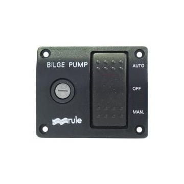Switch panel 3way 24/32V rocker for bilge pump (lighted)