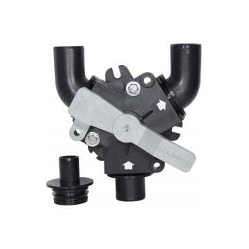 Y valve with swivel ports (lockable)