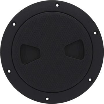 Deck Plate Black Asa 4" 110Mm