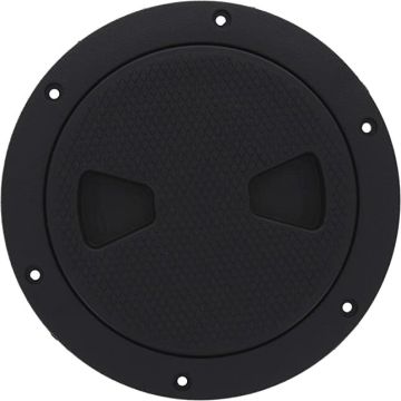 Deck Plate Black Asa 6" 160Mm