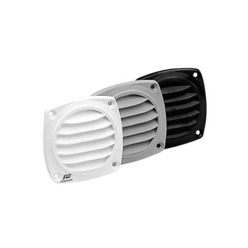 Ventilator Black Plastic Round