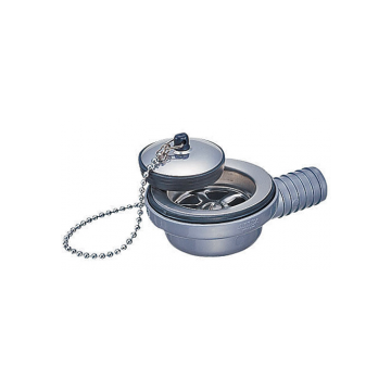 Elbow waste drainer 25mm hose barb outlet