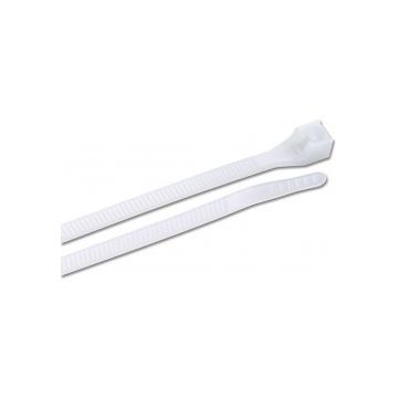 Cable Tie Standard 4" Natural 18lb Tensile Strength 25-Pack