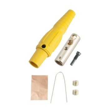 Connector Electrical In-Line Single Female CLS Series 400A 600V 2/0-4/0 Yellow