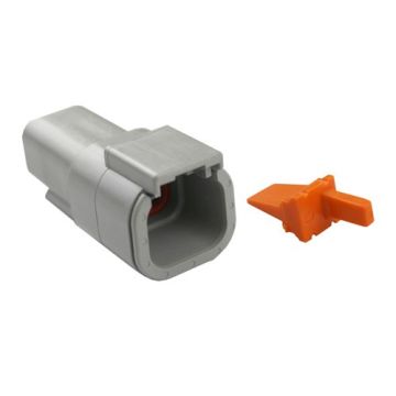 Kit receptacle DTM 8 cavity Deutsch connector for 20-24 AWG wire (single pc)