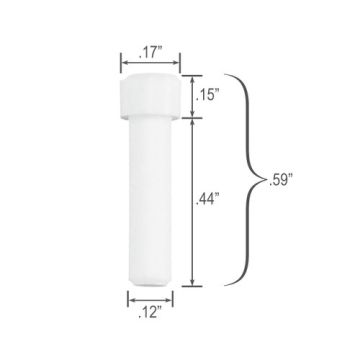 Cavity plug for DT/DTP connectors contact size 16 & 12 single pc