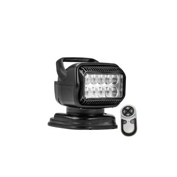 Searchlight LED GT 12V black 3.7A portable light-Magnetic shoe handheld wireless remote