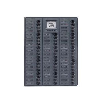 Panel M56-DCSM 12V 56 breaker Vertical mount with digital meter Millenium series