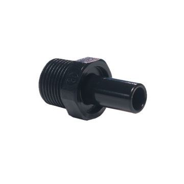 Adaptor stem 6 mm x 1/8" BSP (plastic)