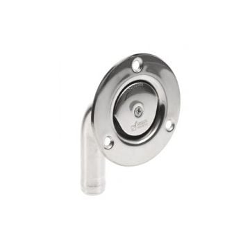 Vent SS304 16 mm angled screw mount flame proof electro polished