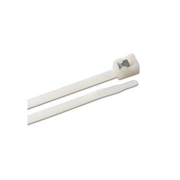 Cable Tie Self-Cutting 14" Natural 50lb Tensile Strength 20-Pack