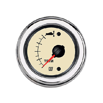 Gauge trim meter 12/24V cream