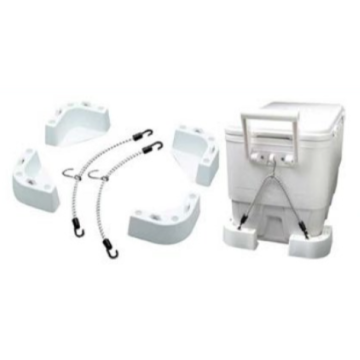 Kit cooler mounting Includes quick disconnect straps, #8 screws & corner stay put