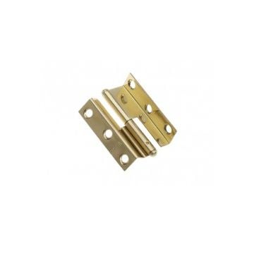 Hinge lift off 55 x 35 mm Brass left hand polished