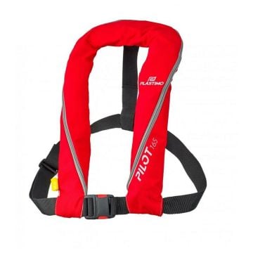 Life jacket Inflatable Pilot 165 Red Manual Zip W/ Harness Rated Buoyancy 150N Actual Buoyancy 165N