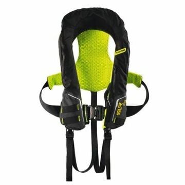 Life jacket Inflatable SLR 196 Automatic Pro-Sensor Harness Black And Double Crutch Strap