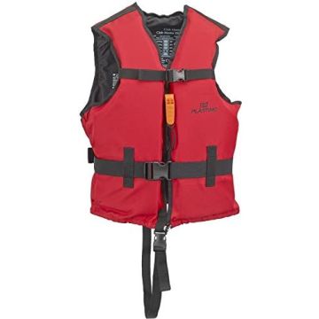 Life jacket Bouy Aid 60-80Kg club Master 70N Black Large With 2 Adjustable Straps Buckles