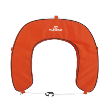 Life jacket Horseshoe Zip Buoy Orange With Removable Cover