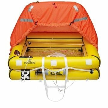 Coastal ISO Life Raft for 4 Persons – Compact Canister Design