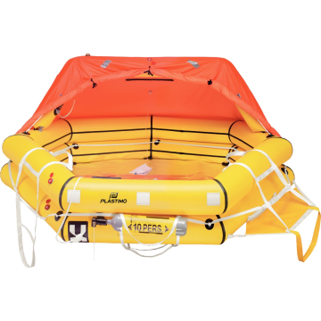 Liferaft Offshore Transocean 12 Person ISO ISAF OSR Type 1 Group A Under 24 Hour Survival Pack Canister