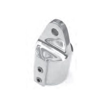 Top cap triangular 7/8" bimini fitting SS316