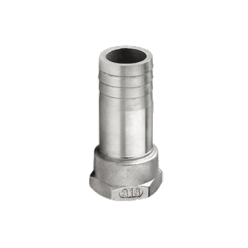 Hose connector F SS316 1-1/4"x 35mm