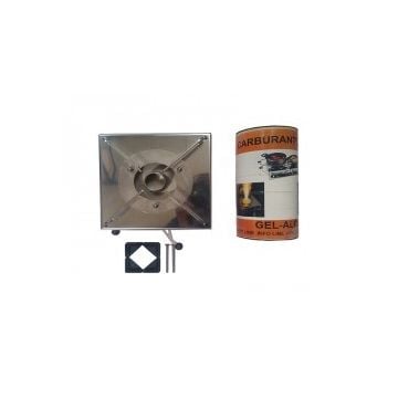 Cooker Set Charlie incl. Stove SS Container and Gel Alcohol Refill Fuel for 12.10.0058