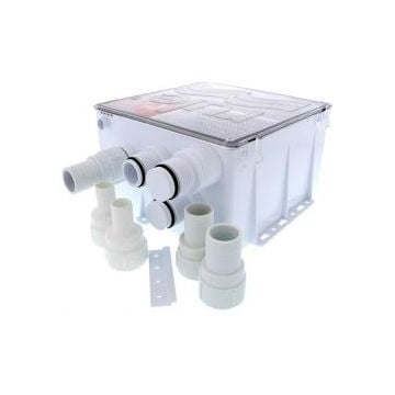 Shower & sink drain 12V 800Gph auto -matic with multi port sump box